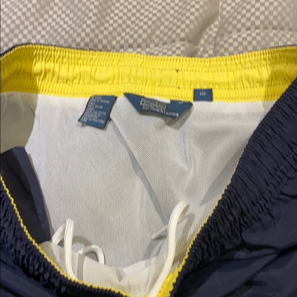 Ralph Lauren men navy blue bathing suit size L - Picture 3 of 4